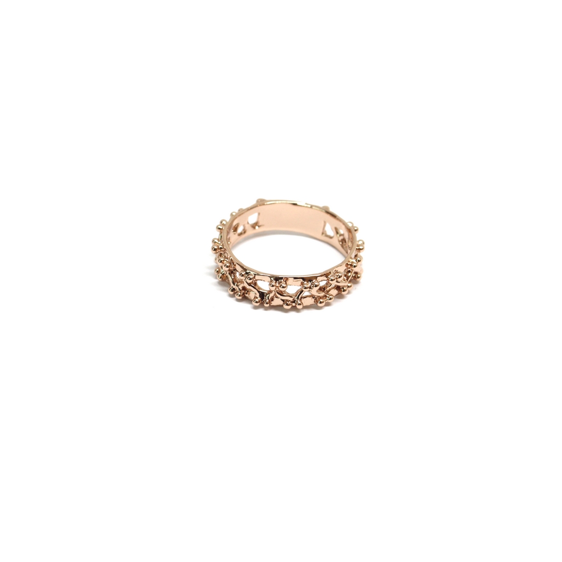 Little Beam Ring Gold Plated Bronze | Architecture-à-porter