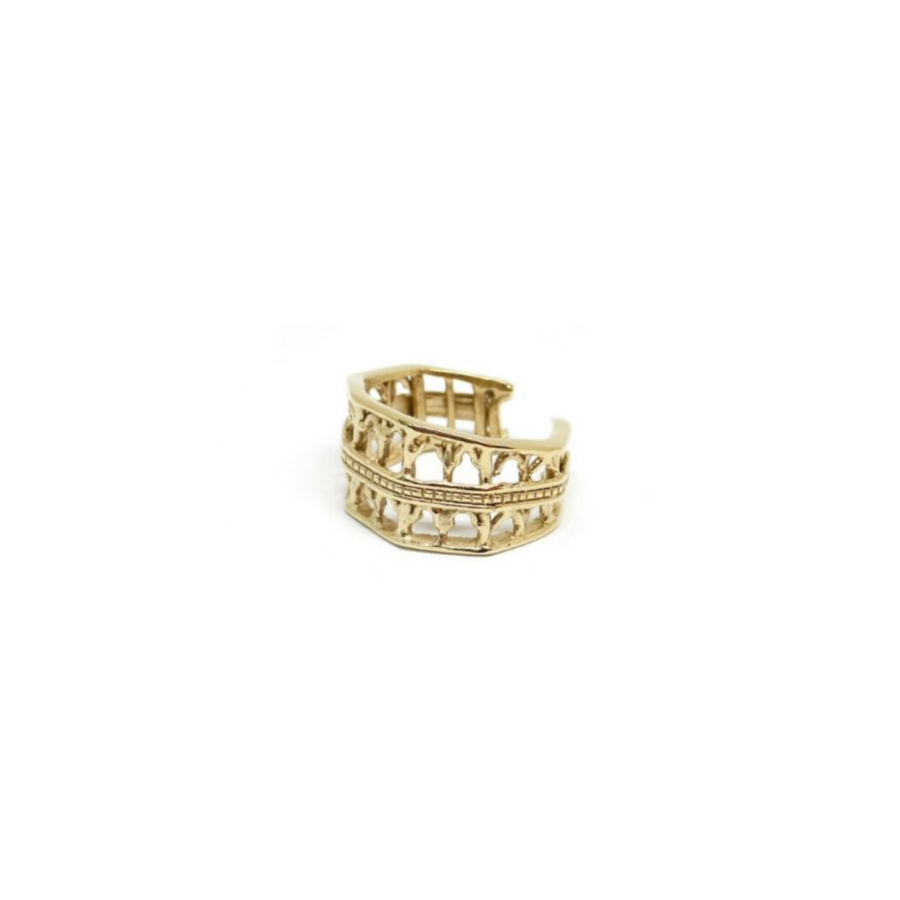 Portici Ring Gold Plated Silver