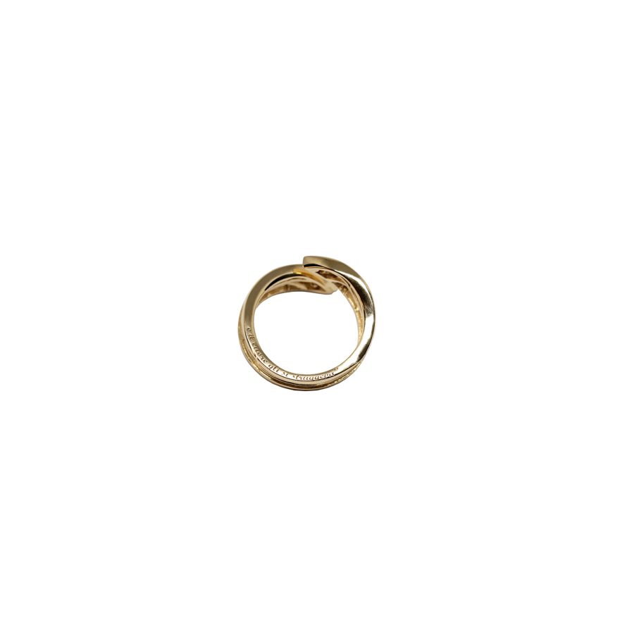 Anello contrarie gotico oro 3