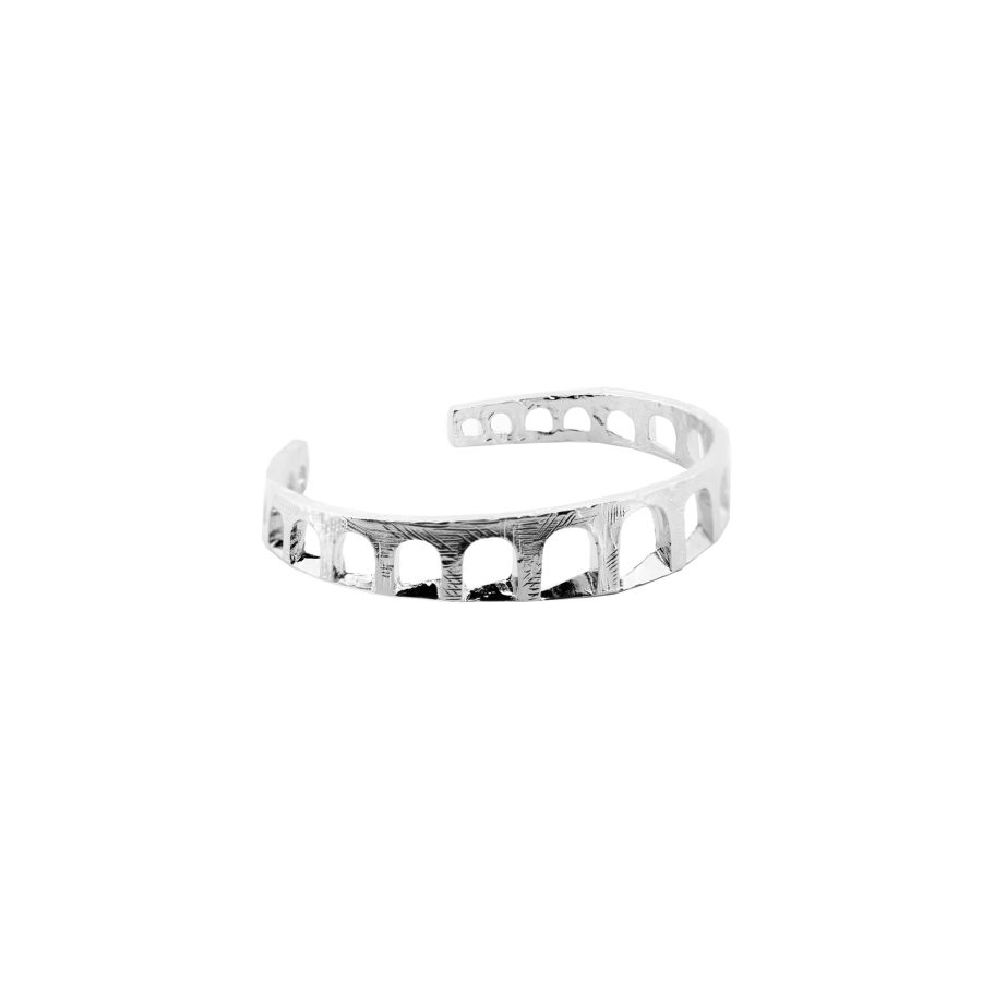 Bracciale acquedotto uomo argento